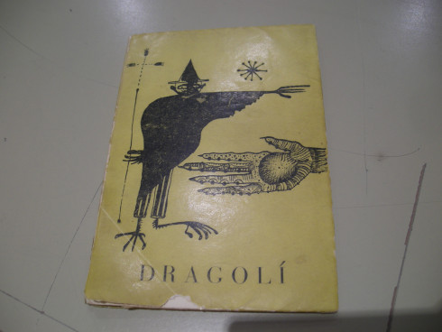 Portada de "Dragolí", amb l’Urnulfu i l’ocellota a la portada